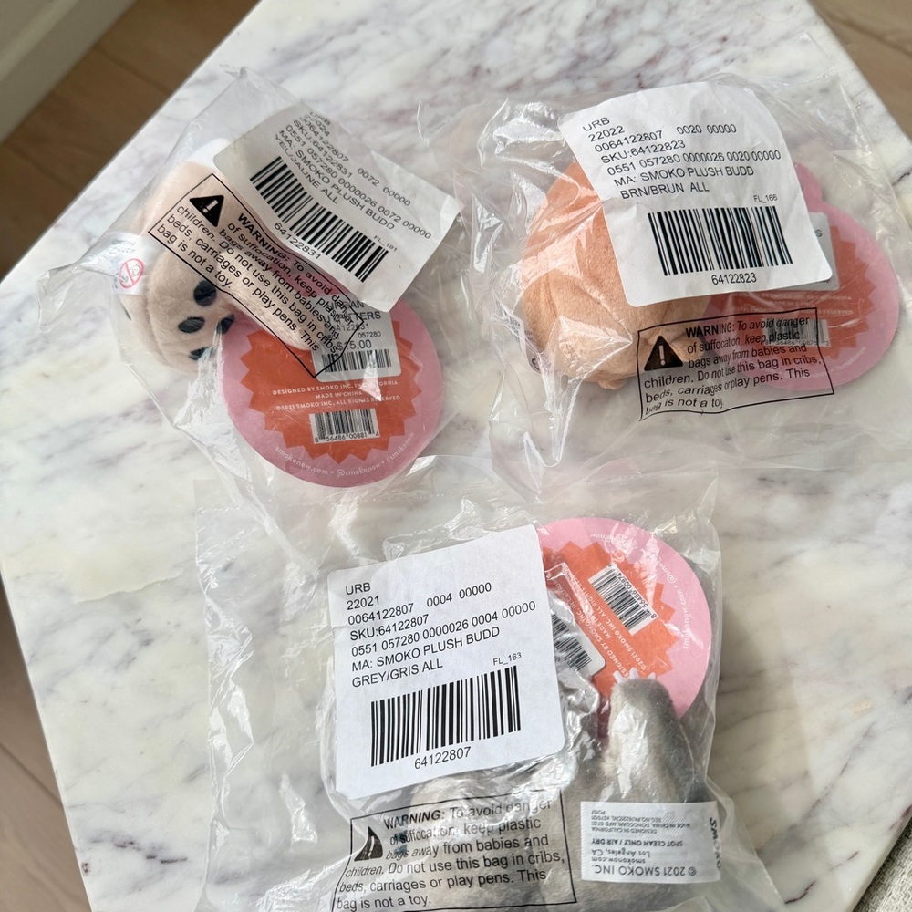 ⭐️ SMOKO Tayto Potato Sloth Boba Plush Clip-On Figurine Set - Picture 3 of 6